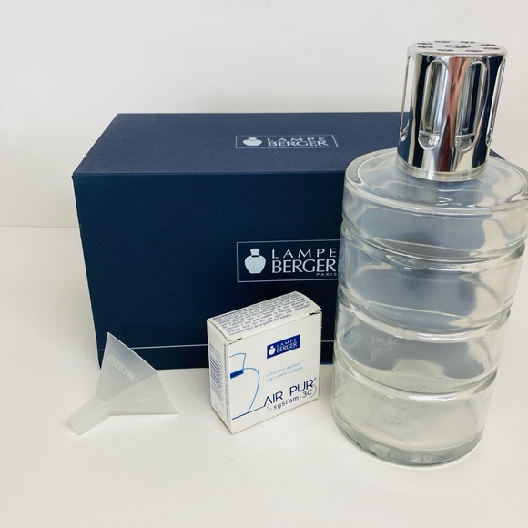 Lampe Berger fragrance lamp clear stries new in box - Picture 2 of 3
